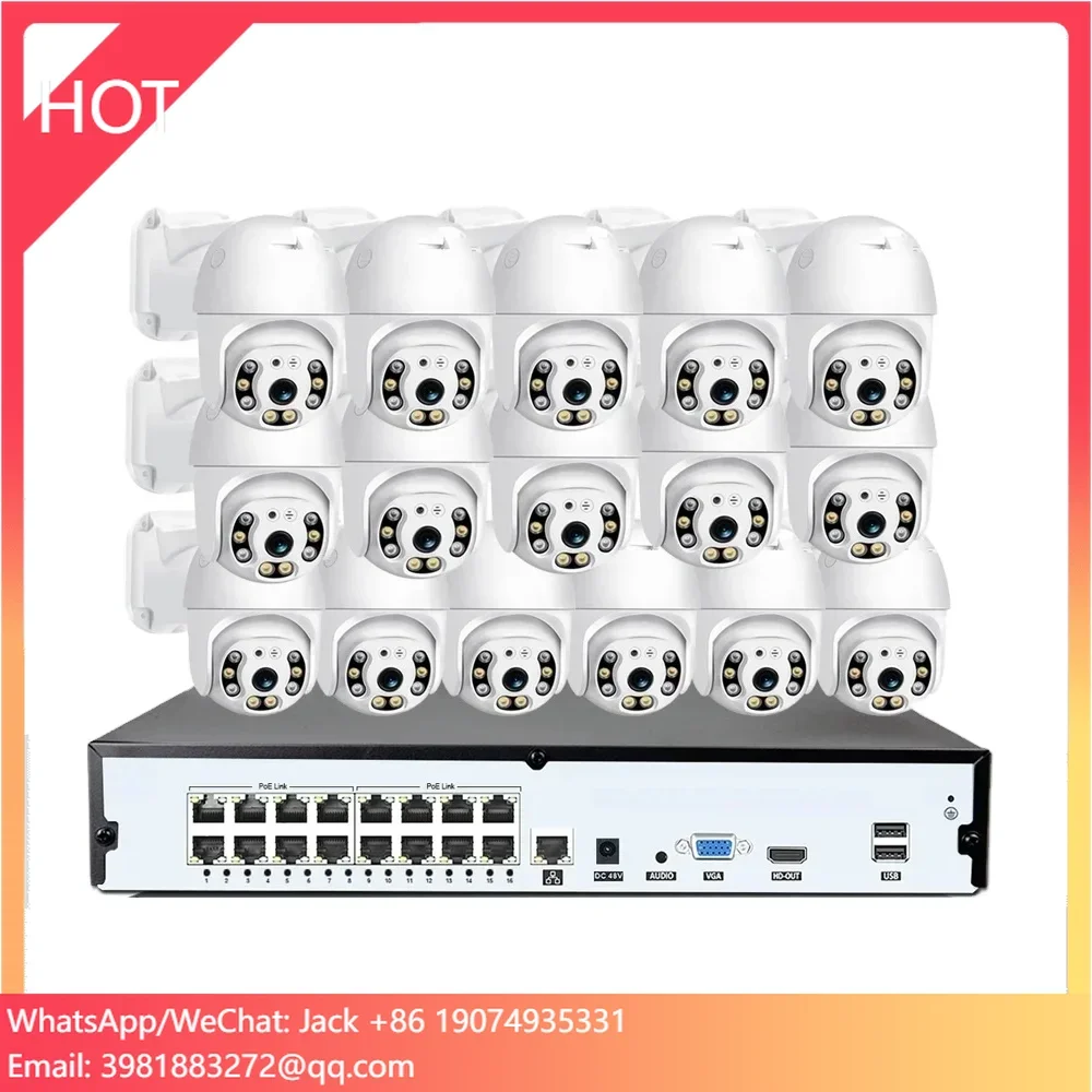 Home Security And Camera System - Kit de Câmeras CCTV com Fio
