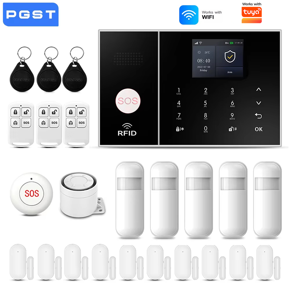 Home Security No Monthly Fee - Sistema de Alarme Sem Fio 2.4G