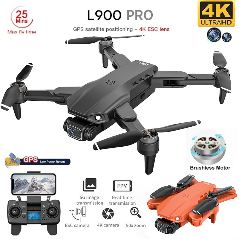 Home Security Cameras Outdoor - L900 pro gps drone 4k profissional