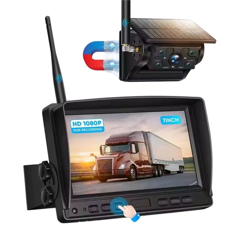 Camera Solar Wireless - 【CYBER MONDAY】Câmera de ré com energia