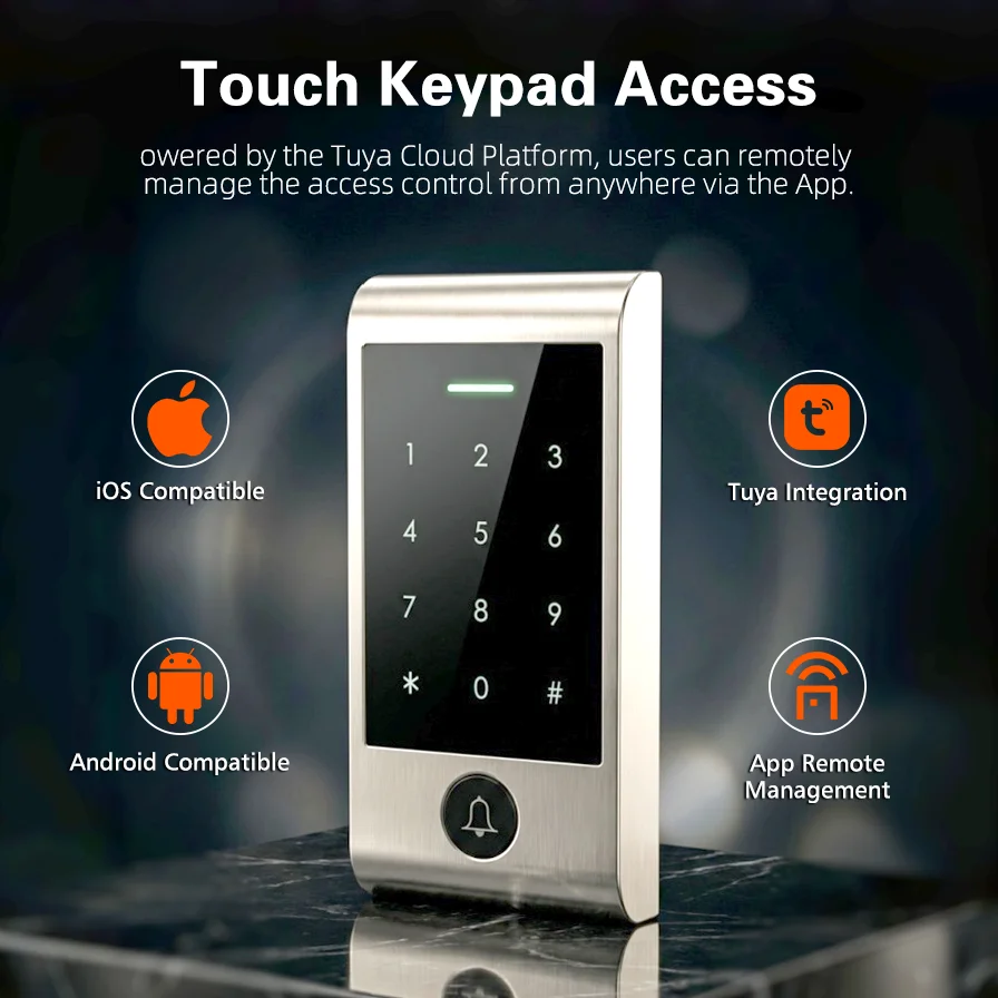Home Security For Doors - Sistema de Acesso com Teclado Touch