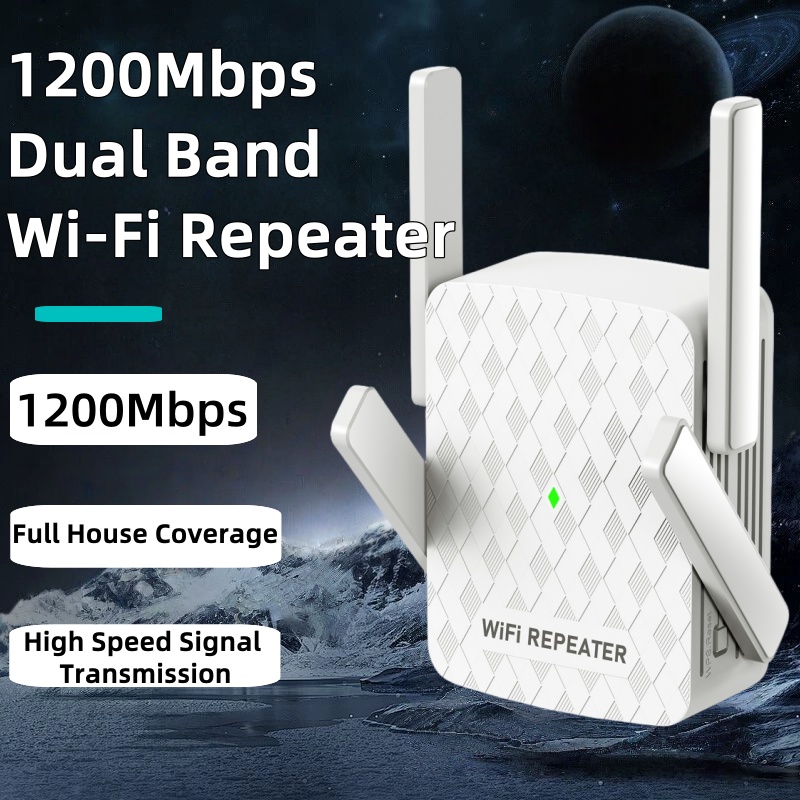 Home Security No Wifi - Extensor wi-fi sem fio, 1200mbps, repetidor/roteador