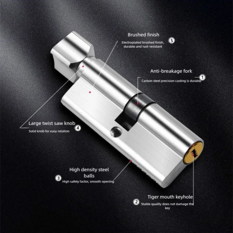 Home Security For Doors - Cilindro de fechadura de porta de