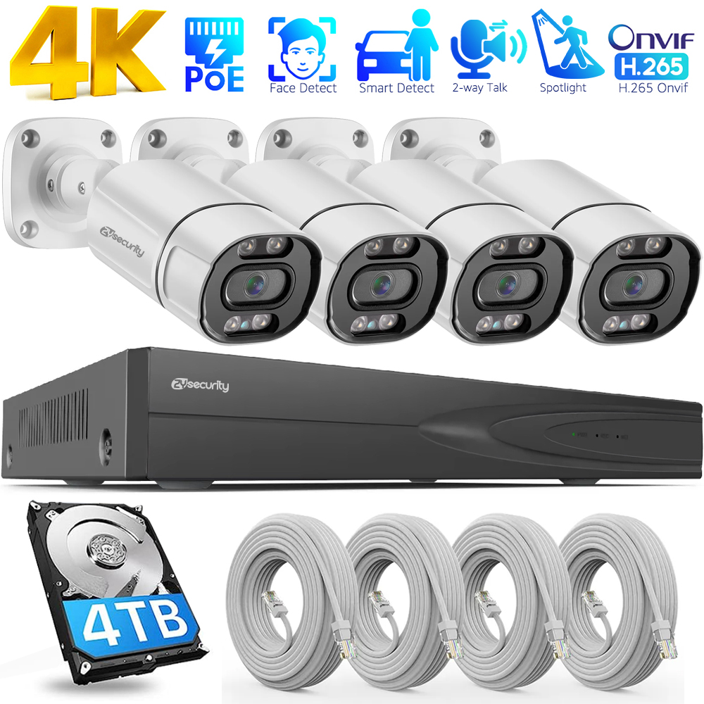 Home Security And Camera System - Sistema de Câmeras de Segurança 4K