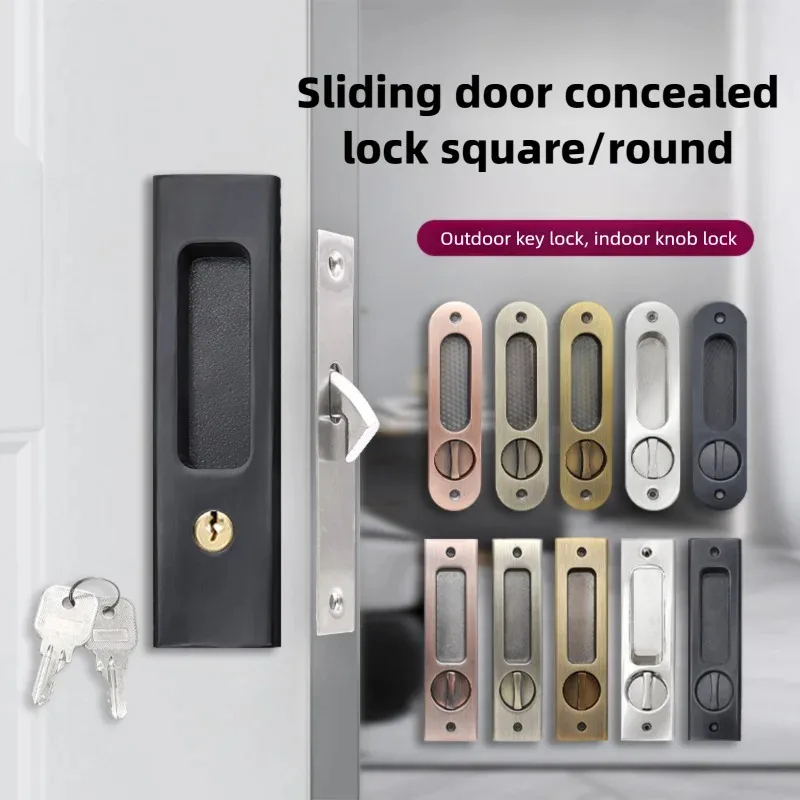 Home Security For Doors - Fechadura da porta deslizante fechadura da