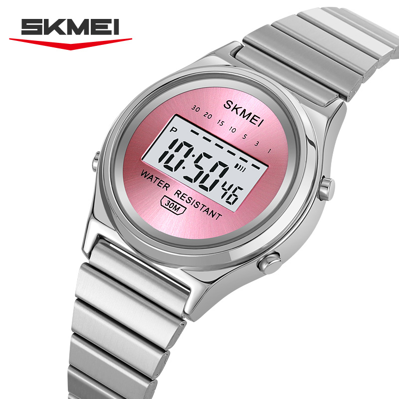 Home Security Electronics - Relógio Digital Feminino SKMEI 2521 Pequeno