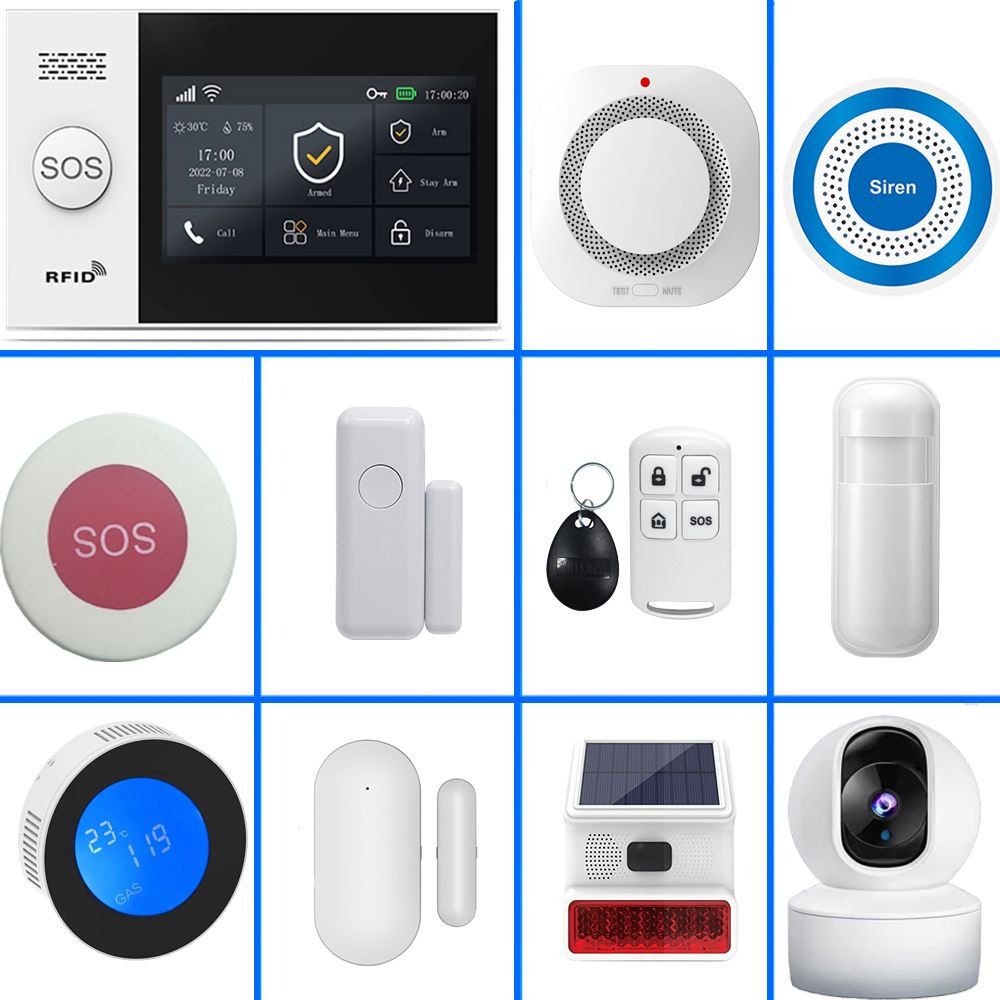 Home Security No Wifi - Sistema de alarme residencial inteligente PGST