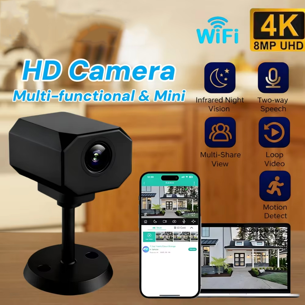 Câmera de segurança wi-fi 4k h - Home Security Electronics avaliação e preço