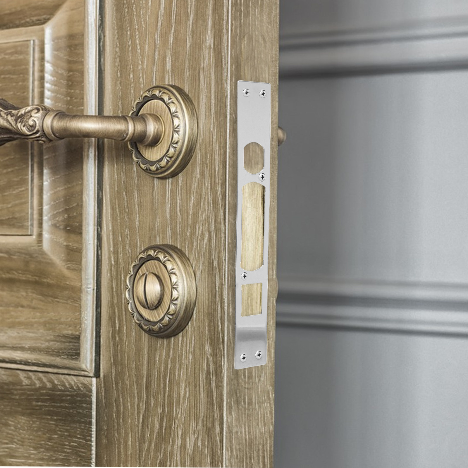 2 Peças de Ferrolho de Porta e - Home Security Bars avaliação e preço