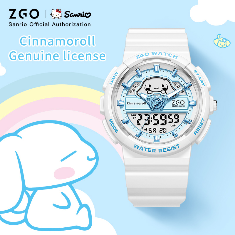 Zgo x sanrio cinnamoroll relóg - Home Security Electronics avaliação e preço
