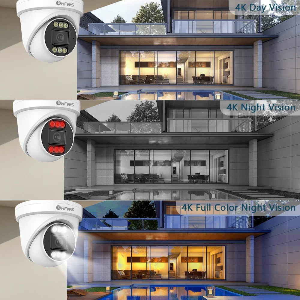 Câmera IP Dome OEM 8MP 4K 25FP - Home Security And Camera System avaliação e preço