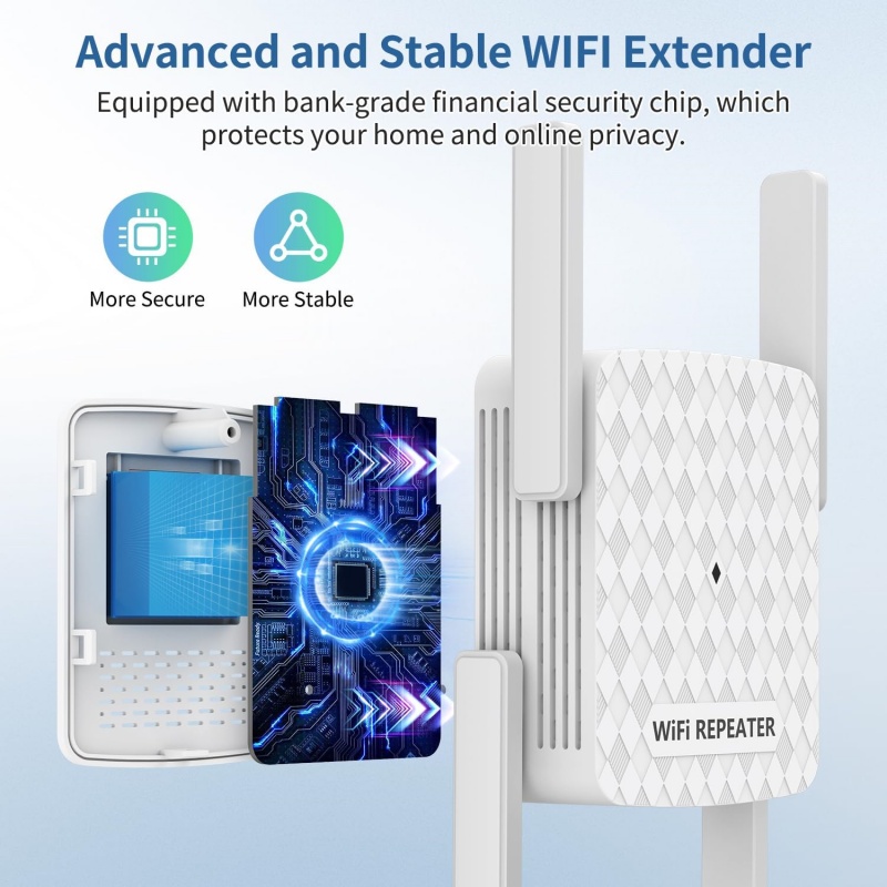Extensor wi-fi sem fio, 1200mb - Home Security No Wifi avaliação e preço