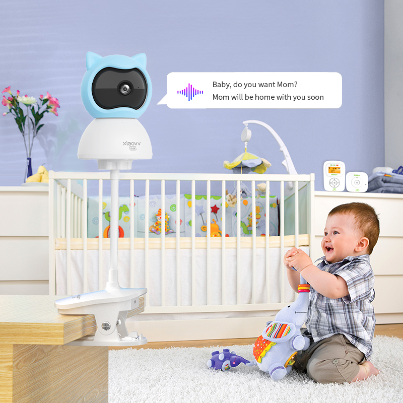 4MP WiFi xiaovv Monitor de beb - Home Security No Wifi avaliação e preço
