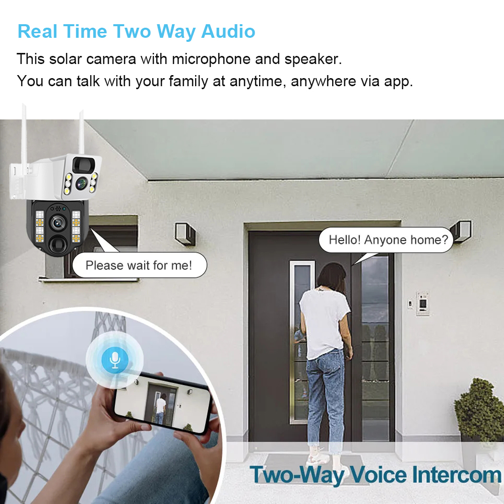 Câmera de vigilância CCTV sola - Home Security Guard avaliação e preço
