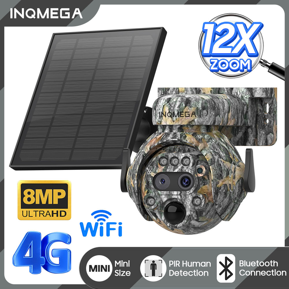 INQMEGA 8MP Câmera movida a en - Camera Solar Wireless avaliação e preço