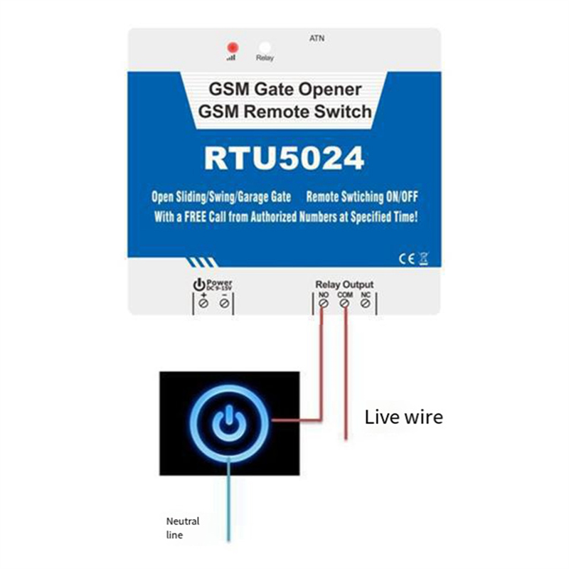 B04C-RTU5024 GSM Abridor de po - Home Security For Doors avaliação e preço