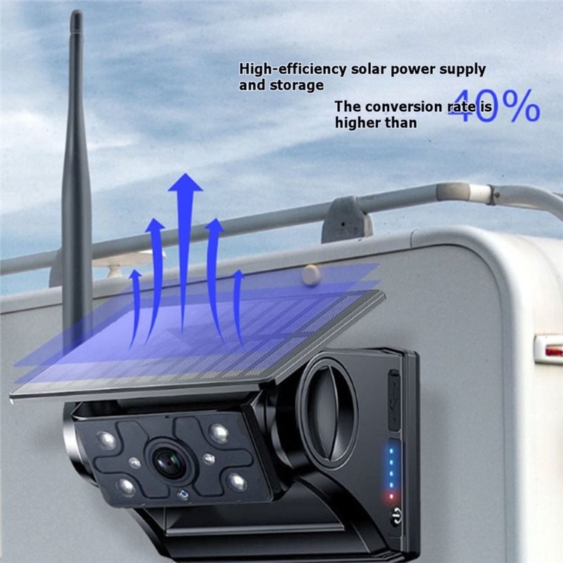 Câmera de Ré N75R com Energia  - Camera Solar Wireless avaliação e preço