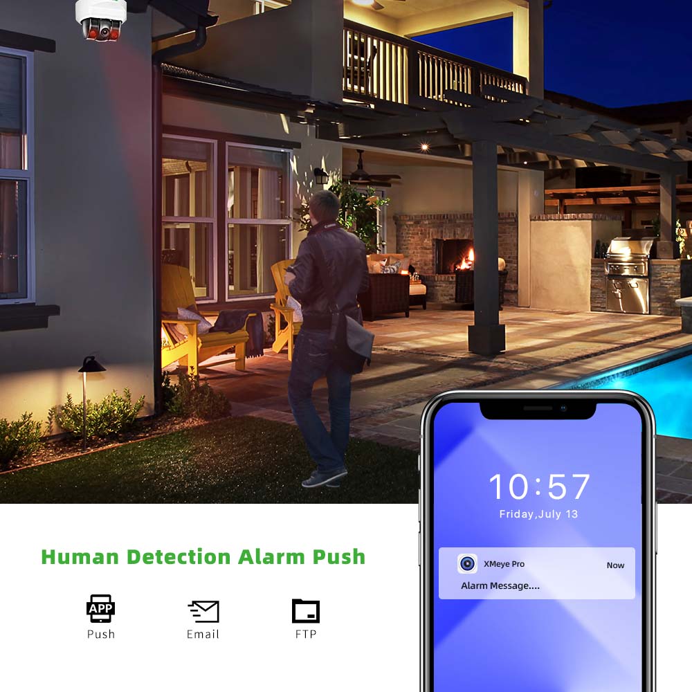 Câmera IP POE C GC PB 4MP, Mic - Home Security Guard avaliação e preço