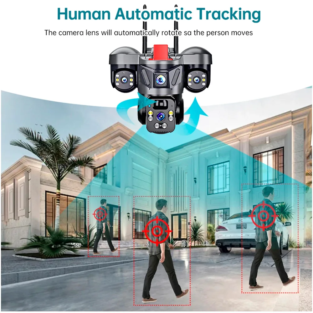 Kerui v380 pro ao ar livre ptz - Home Security Guard avaliação e preço