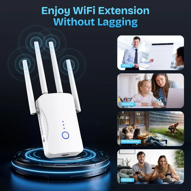 Repetidor WiFi Dual Band 2.4G/ - Home Security No Wifi avaliação e preço