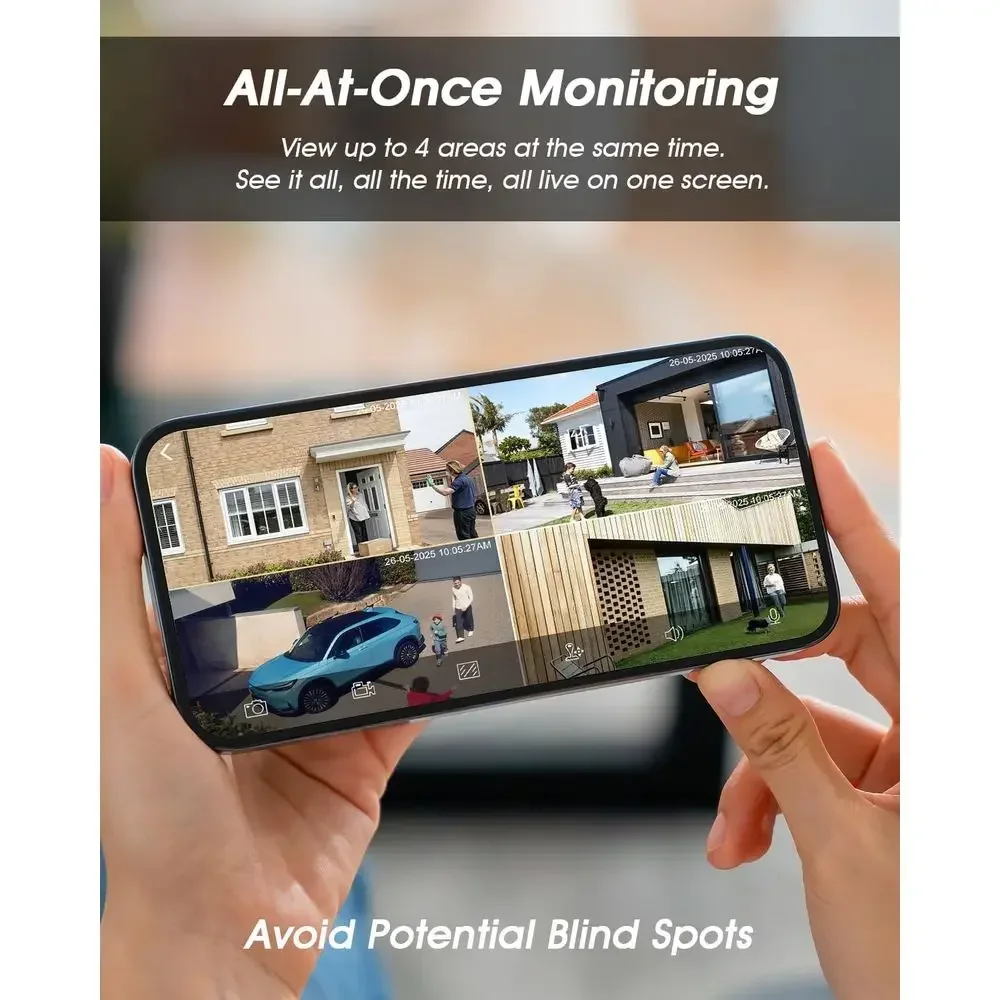 Câmeras de Segurança Solares 2 - Home Security No Monthly Fee avaliação e preço
