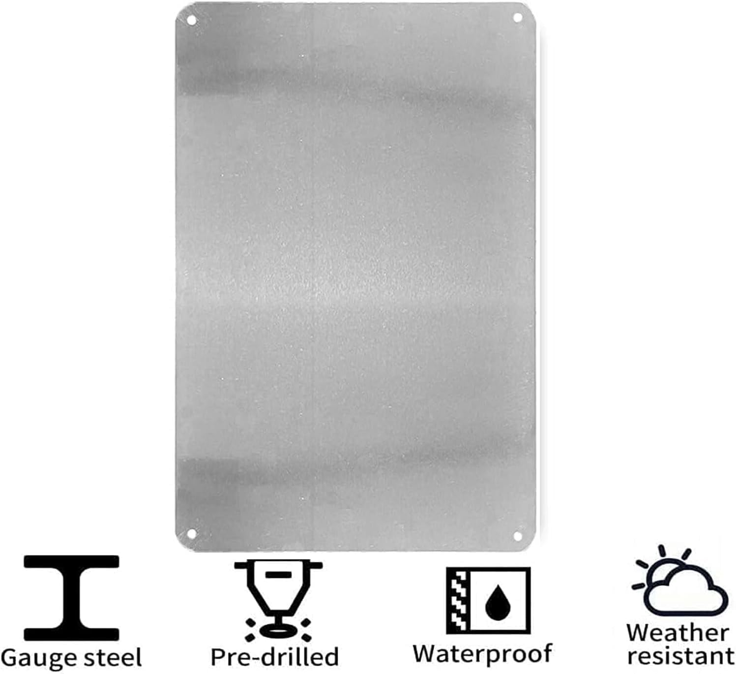 Placa de Metal Vertical Decora - Home Security Bars avaliação e preço