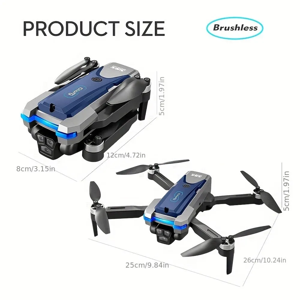 Dobrável RC S8S GPS Drone, 5G  - Home Security Cameras Outdoor avaliação e preço