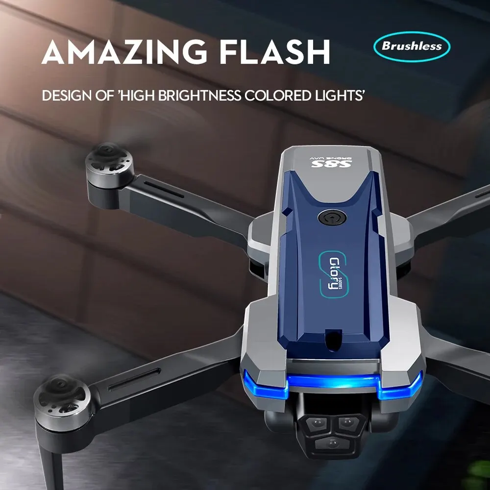 Dobrável RC S8S GPS Drone, 5G  - Home Security Cameras Outdoor avaliação e preço