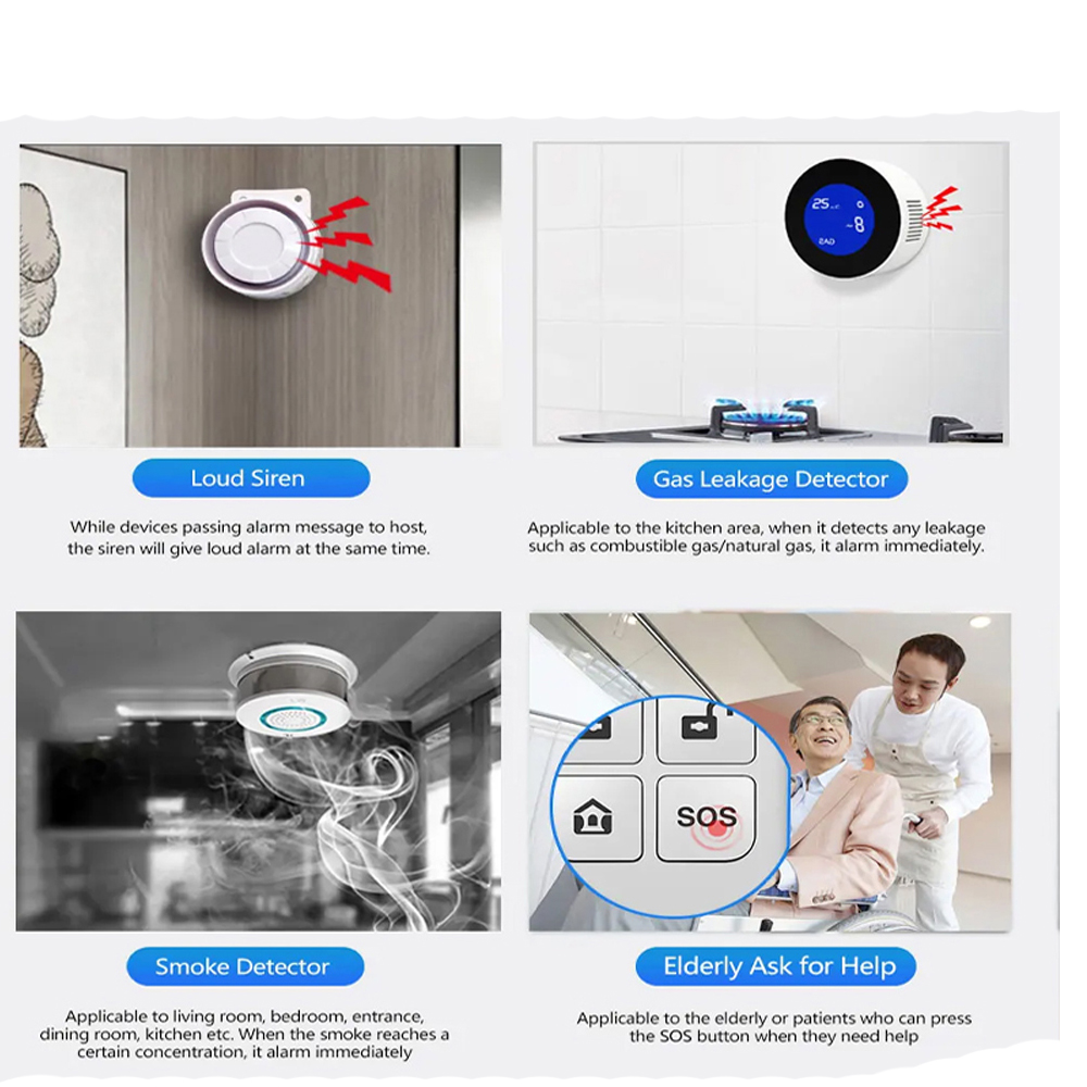 Sistema de alarme residencial  - Home Security No Wifi avaliação e preço